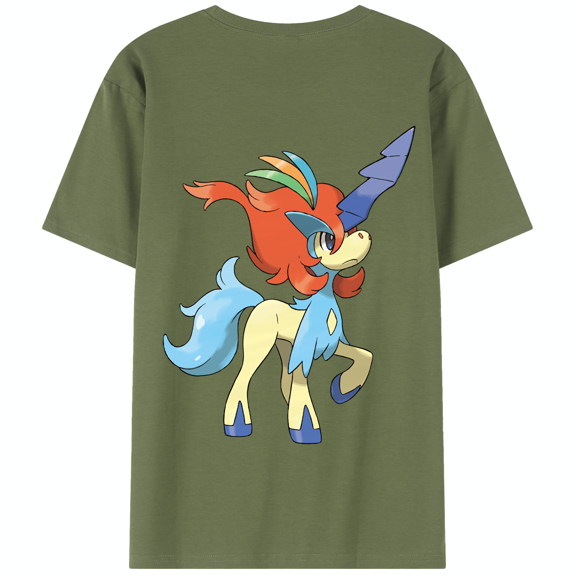 （画像用） ポケットモンスター Pokémon 綿100％半袖Tシャツ（背面プリント）
